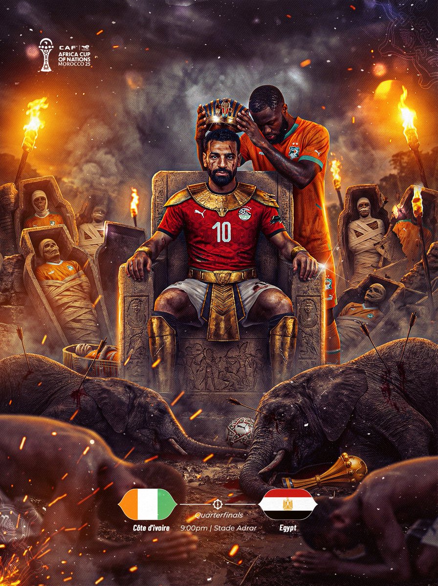 MSFootball12's tweet image. في الغابة الأفيال بتخوف…
بس قدّام الفرعون؟ بتتحنط 🐘⚰️
الدرس معروف والتاريخ شاهد.

In the jungle, elephants inspire fear…
But before the Pharaoh? They get mummified 🐘⚰️
The lesson is known, and history bears witness.

Dans la jungle, les éléphants font peur…
Mais face au…