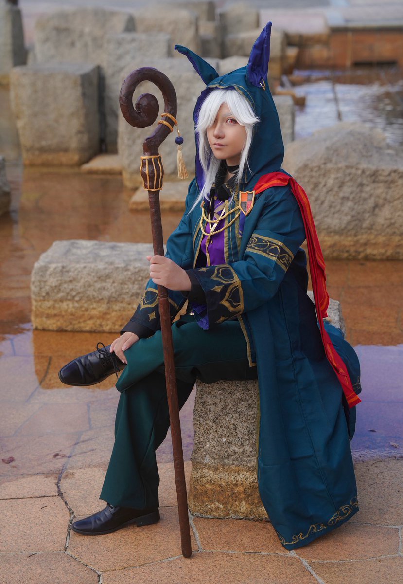 joy8crwn's tweet image. ⠀

どうした。俺のギャグでも聞きにきたのか？

セノ ｜原神    cosplay HoYoFair2025 
#アミティエ_リバモ
#Cyno   #GenshinImpact