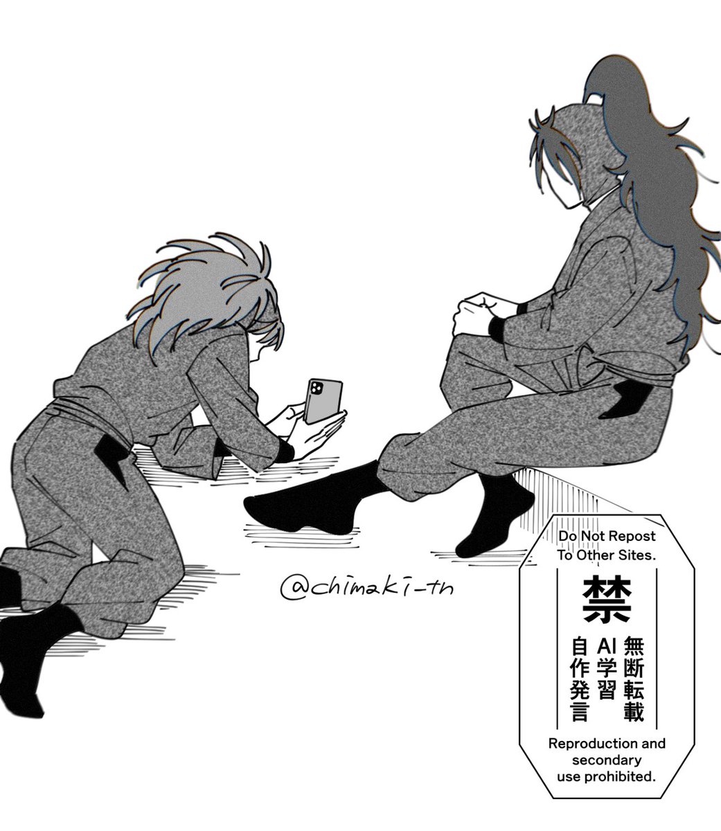 何故かこの写真の2人が好きすぎる(🥷みゅ) 