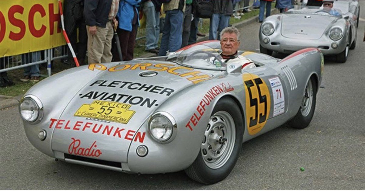 🏁 RIP Hans Herman Piloto oficial de <a href="/Porsche/">Porsche</a> con el mítico 550 #FletcherAviation #Telefunken en la <a href="/carrerapana/">carrerapanamericana</a> de la década de los 50’s 
<a href="/RicardoMolina55/">Ricardo Molina 🇸🇻</a> <a href="/amenalagos/">Alfredo Mena</a> <a href="/ciegokdr/">Eduardo Cader R.</a> <a href="/hermesbonilla/">Hermes Bonilla</a>