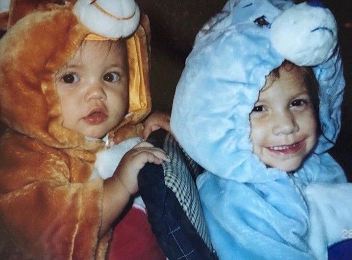 Jennadrought's tweet image. baby jenna as a carebear 😭