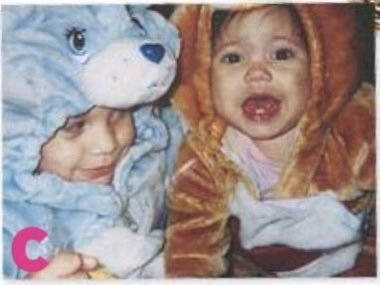 Jennadrought's tweet image. baby jenna as a carebear 😭