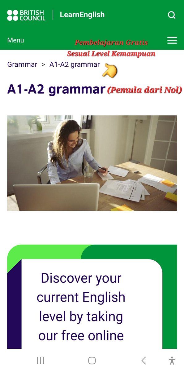 hermionyyye's tweet image. BRITISH COUNCIL emanggg gak diraguin lagi bisa naikin LEVEL SKILL BAHASA INGGRIS, manaa GRATIS lageee!

Been so grateful knowing this website exists!

Yakin klo klean pakai web ini, lama2 English klean makin naik level!