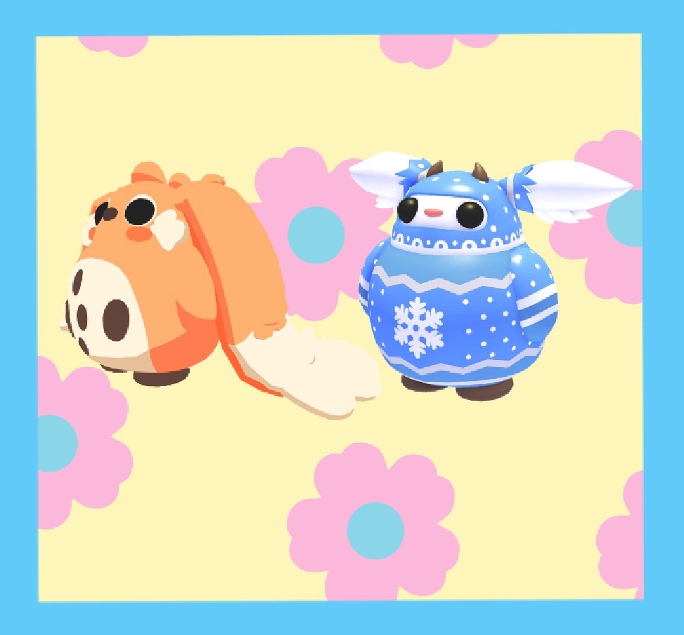 AMEReviews's tweet photo. I hope that in 2026 Adopt Me brings more pets like them: CHUBBY and cute! 🌸 https://t.co/OEsMAUudSs