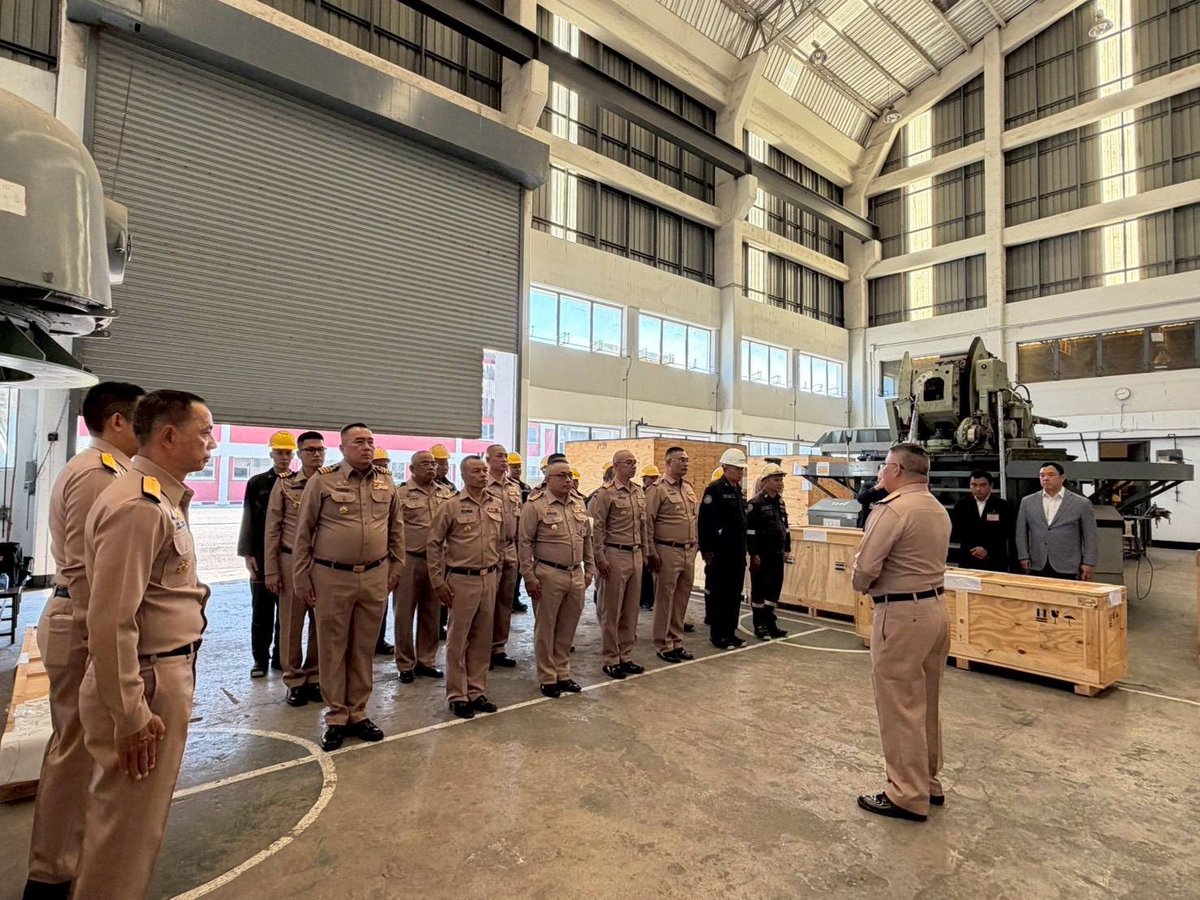 aag_th's tweet photo. 🇹🇭🇪🇸⚓️AAG_th บันทึกประจำวัน: กองทัพเรือไทยได้รับมอบแท่นยิงปืนกล SENTINEL 30 สเปนสำหรับเรือตรวจการณ์ใกล้ฝั่งชุด ต.997 ทั้ง ๒ลำ
https://t.co/10LZjAvt8R
#Thailand #Navy @prroyalthainavy #กองทัพเรือ #Marsun เรือ ต.997 ต.998 #Warship #Spain @emegroup_ #Weapon #DefenseSecurity2025 https://t.co/9JMDbUGUHe