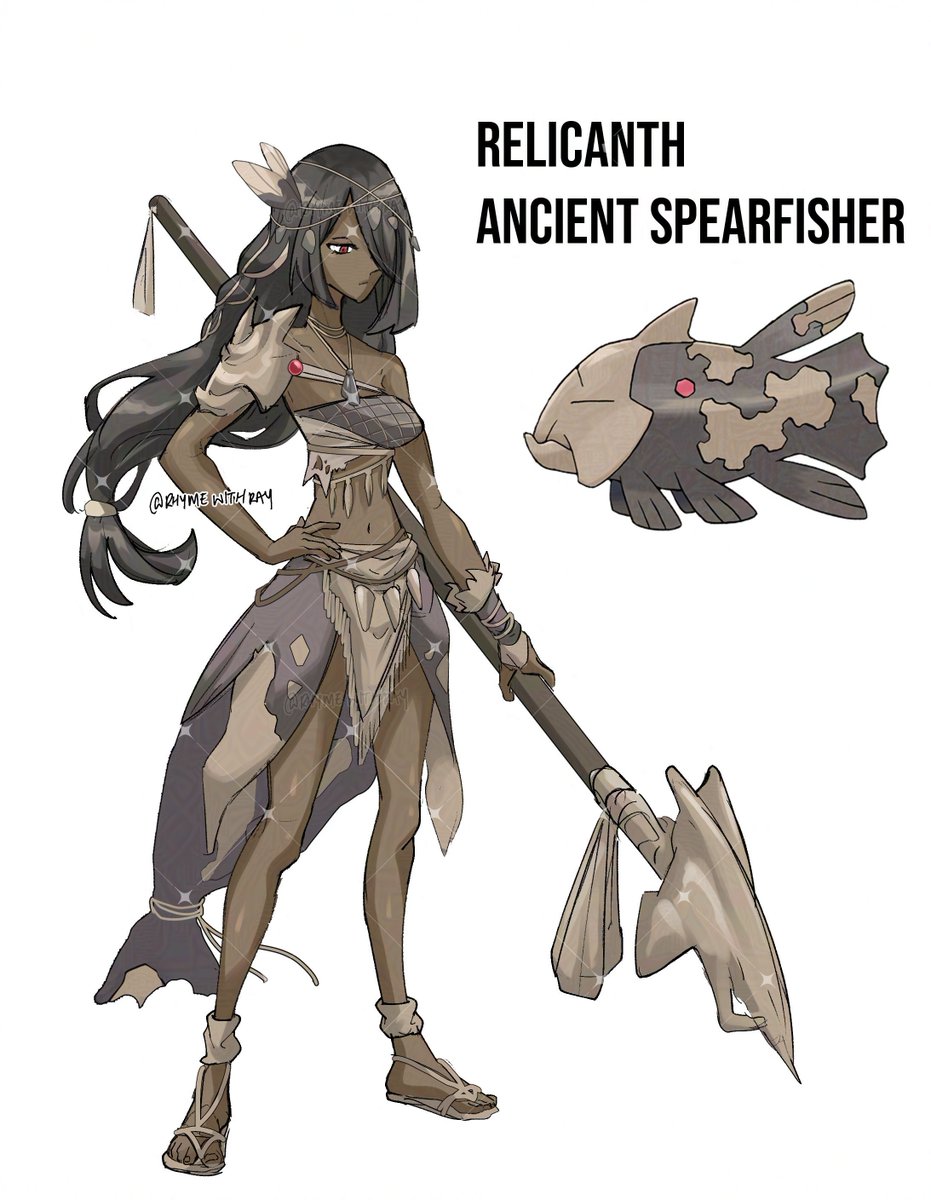 🐡🎣Ancient Spear fisher
