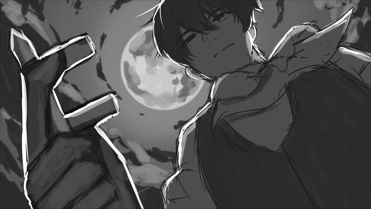 alds_illust's tweet photo. First activity for my storyboarding class :> 

i might redo this and make this into a fully rendered illustration https://t.co/lLPG3ivWLA