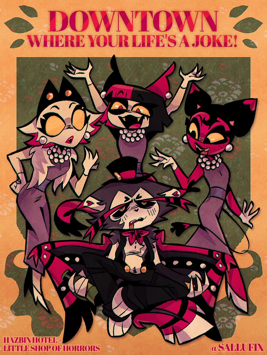 SalluFart's tweet image. Watched Little Shop of Horrors again
#HazbinHotel #Husk #TheHuskettes