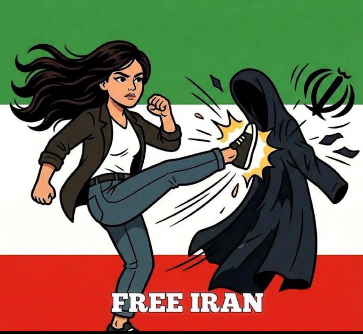 Lo mas surreal de la lógica feminista argentina, es que estén en contra de la liberación de las mujeres iraníes y A FAVOR del trapo negro