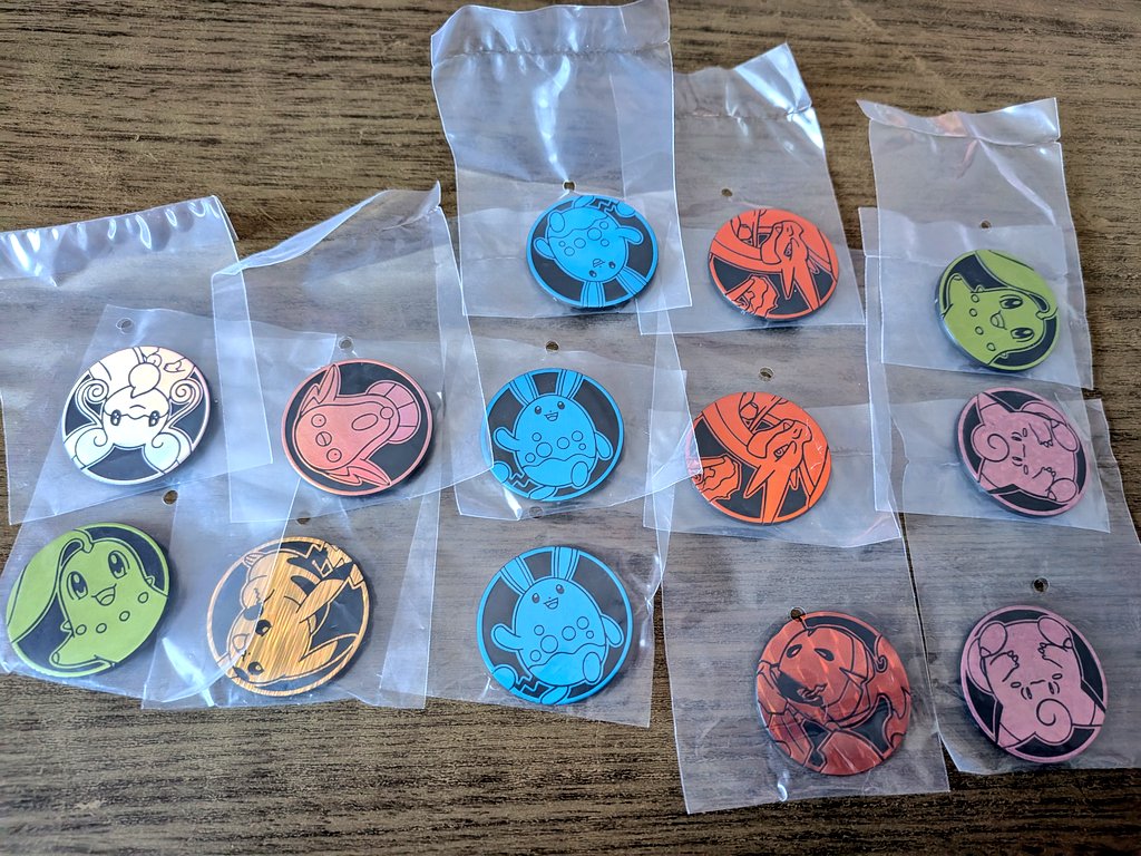 ポケモンコインコレクション 第6弾 ポカブ、ワニノコ提供してくださる方お待ちしております。 お礼に貴方のプレマに僕のサインを #くり戦利品