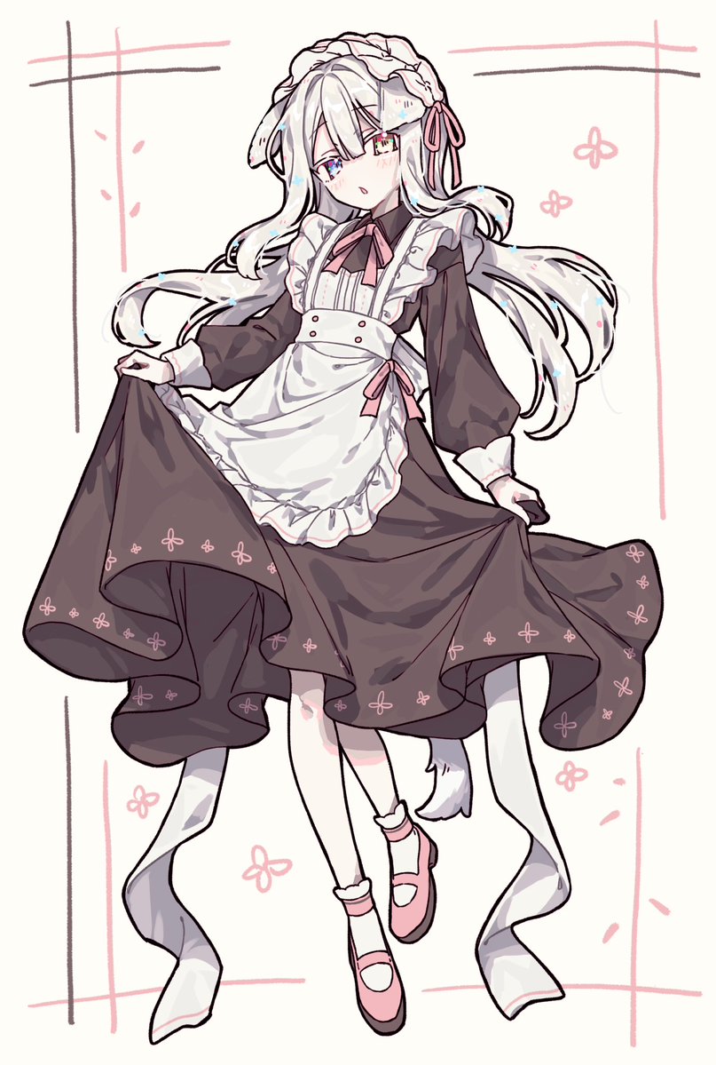 _okura_0915_'s tweet image. リプでもらった要素からキャラデザするやつ
うーん平常運転()