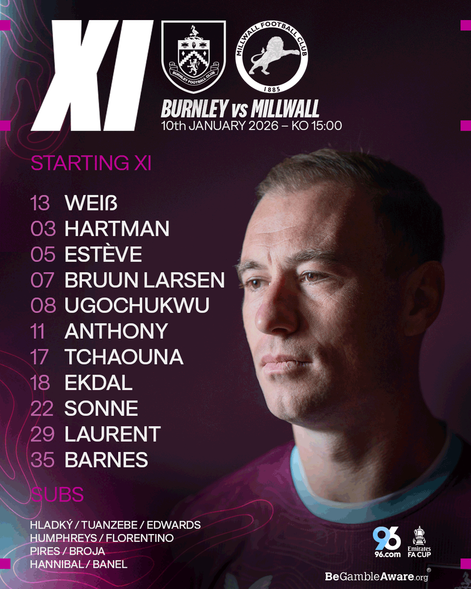 In Claret &amp; Blue this afternoon 🟣🔵

#BurnleyFC