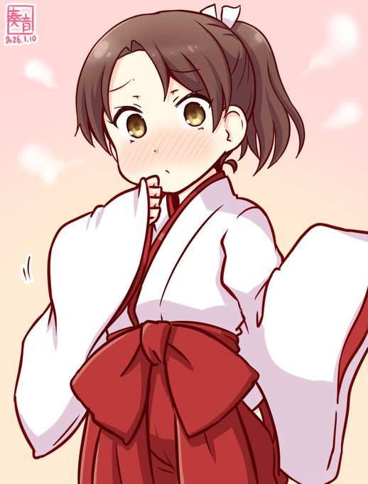 「どっかな、これ。おかしくない?
 …そう? じゃあ、いいけどさ///
 あんま見んなよ。いいけど…」

#艦これ版真剣お絵描き60分一本勝負_20260110
#敷波 