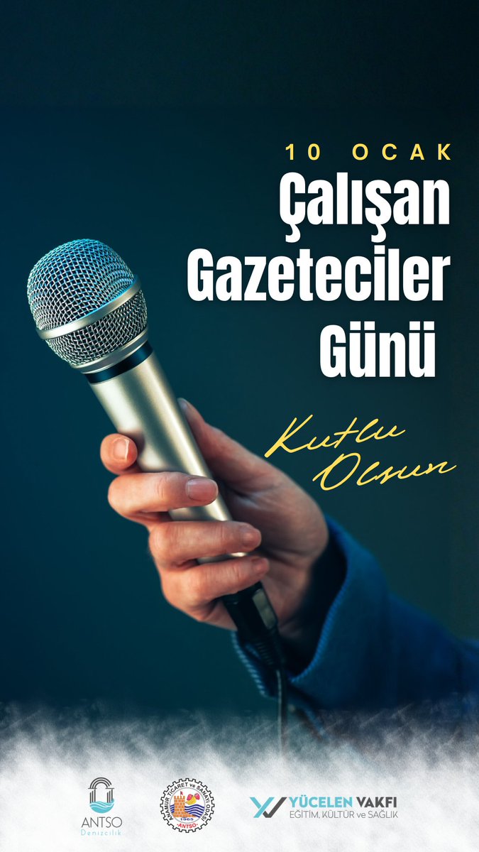 10 Ocak Çalışan Gazeteciler Günü Kutlu Olsun!