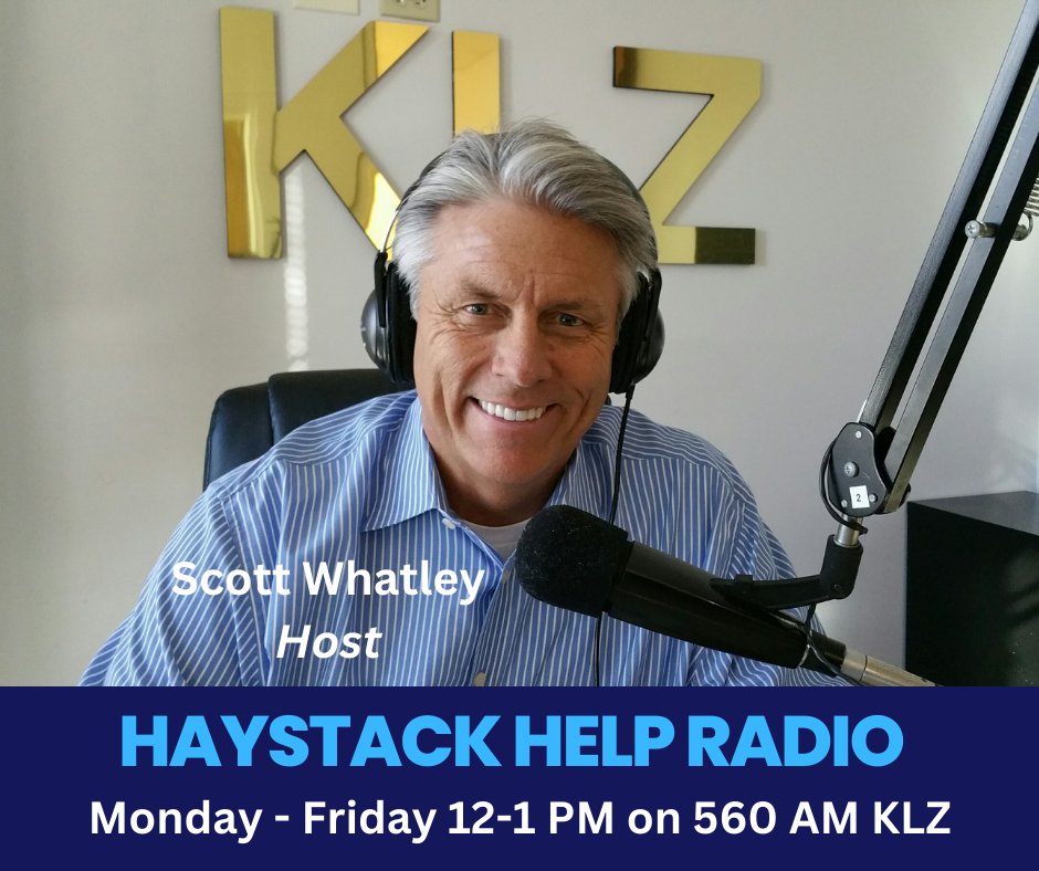 klz_radio's tweet image. 🧰 Need a trusted local pro or help solving a consumer issue? Haystack Help w/ Scott Whatley connects you with real solutions...

Listen M–F 12–1 PM on KLZ 560 AM. Call 720-201-8585. @HaystackHelp
klzradio.com/show/haystack-…

#HaystackHelp #KLZ560AM #Colorado