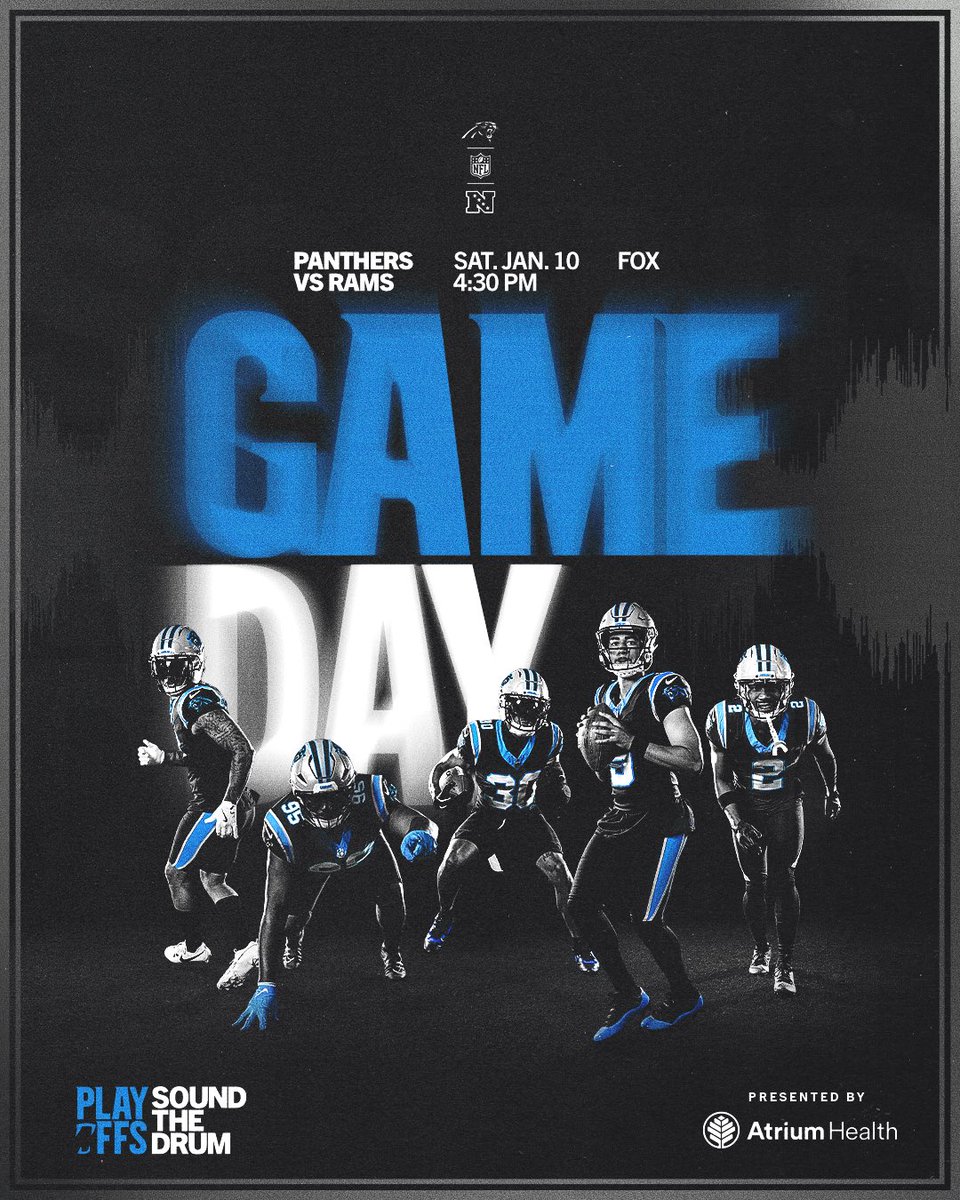 Panthers's tweet image. WE’RE BAAACKKKK

@AtriumHealth | #KeepPounding