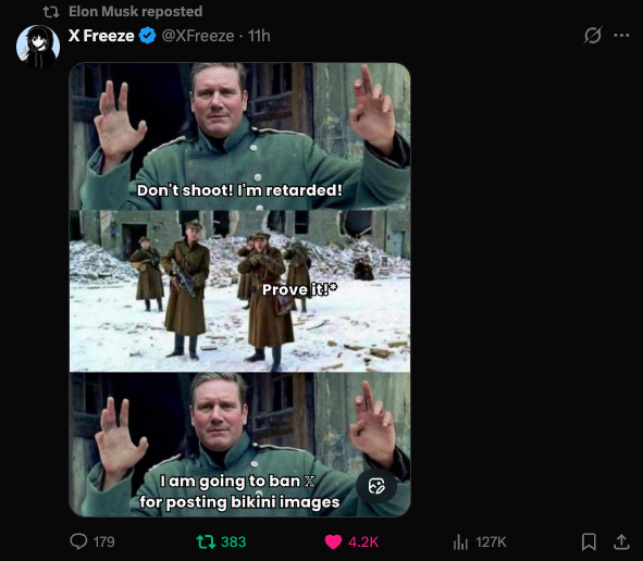 .<a href="/elonmusk/">Elon Musk</a> is the most savage meme maker, starmer has really pissed him off. Memes for days coming