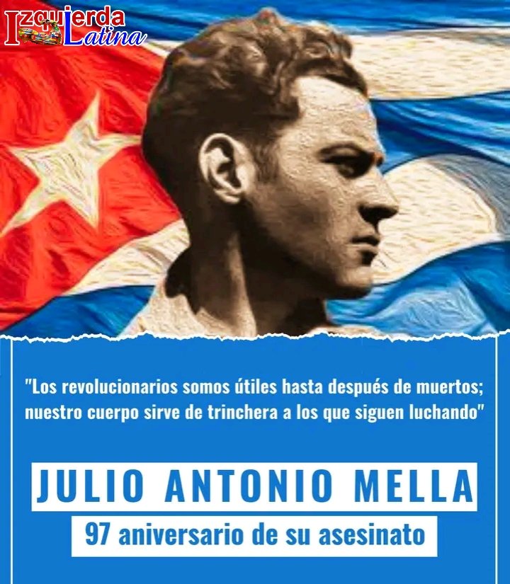 Lo dijo Mella (16/09/1926): "La tiranía no es eterna, el capitalismo tampoco, el imperialismo mucho menos". ¡Y menos aún el monroísmo fascista yanqui actual! ¡Abajo el imperialismo!