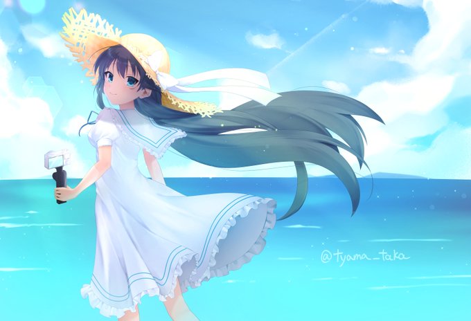 《skeb》夏空カナタ 上坂茅羽耶 