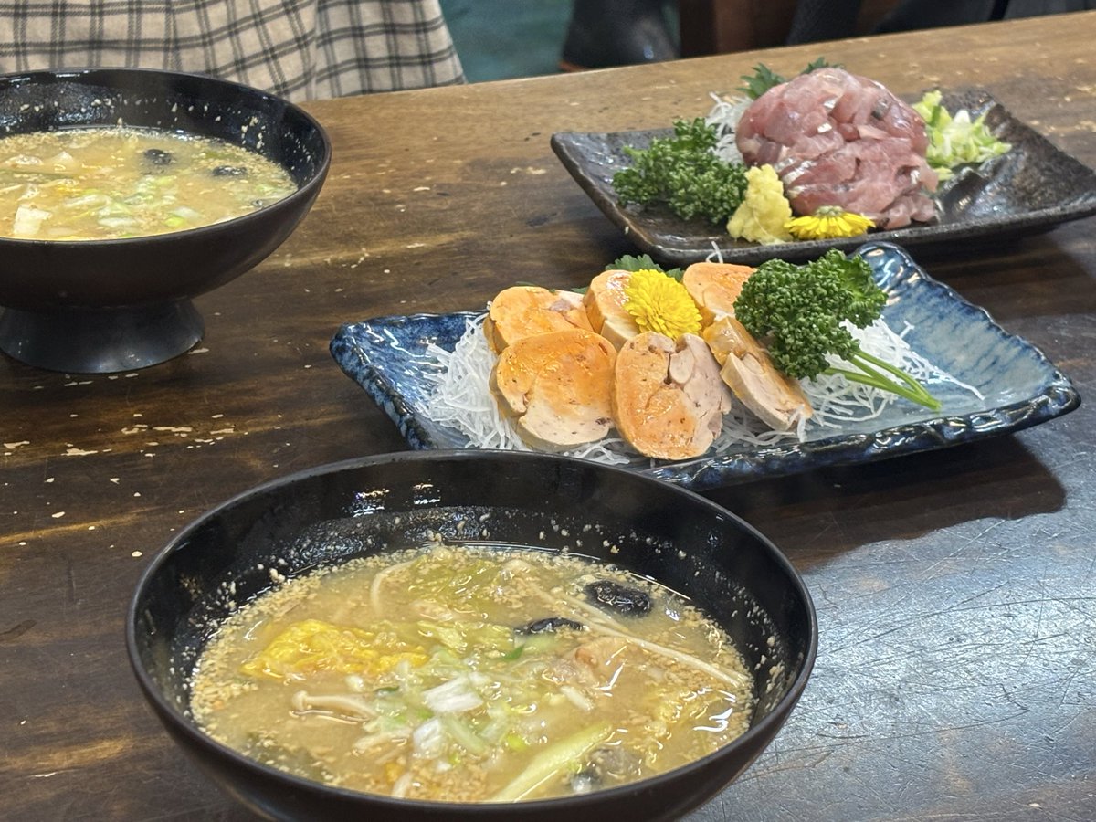 あんこう汁に蒸しあん肝足してセルフあん肝汁！おいしすぎて脳がとろけた〜