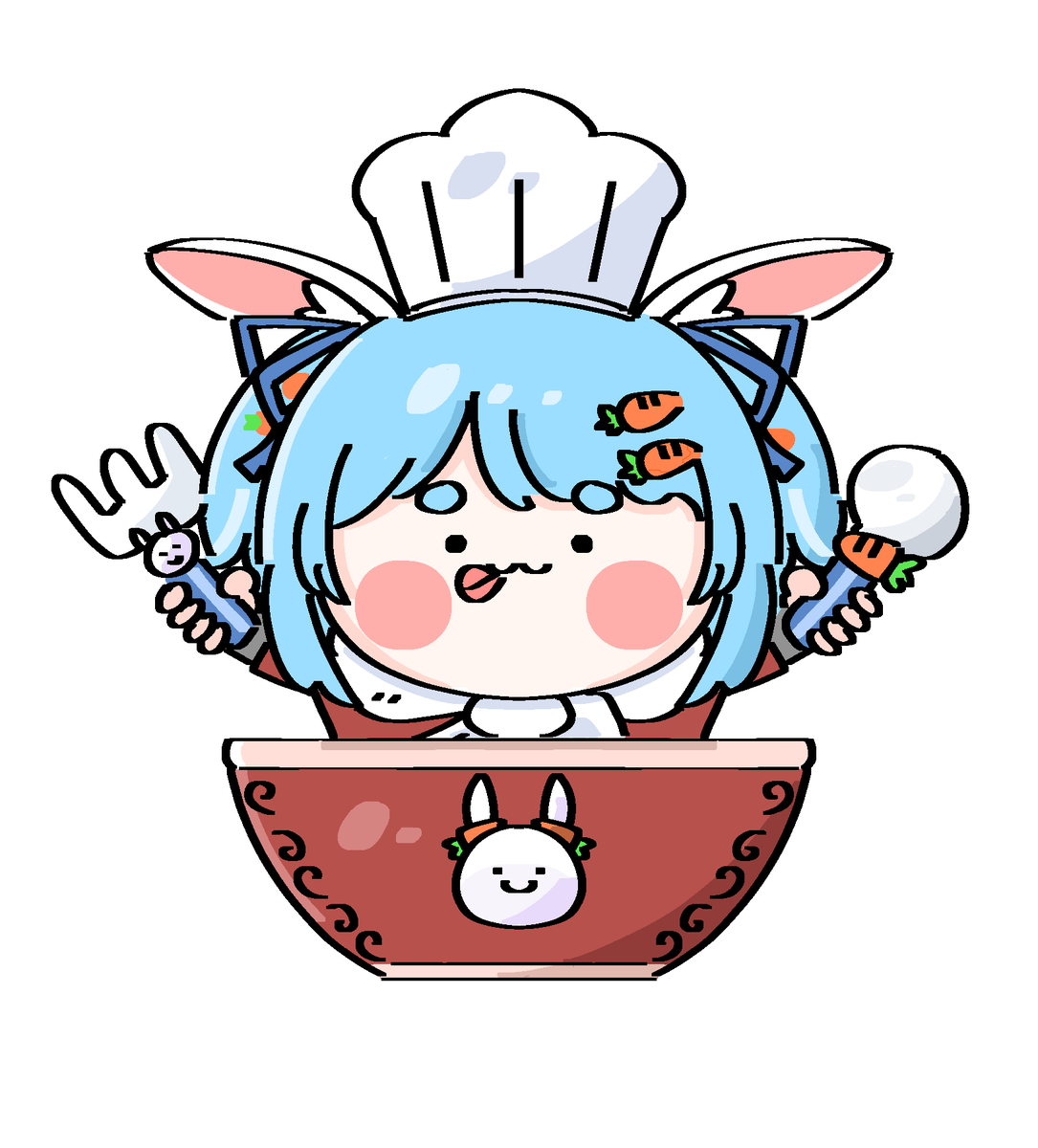 🐰😋🍜 #ぺこらーと