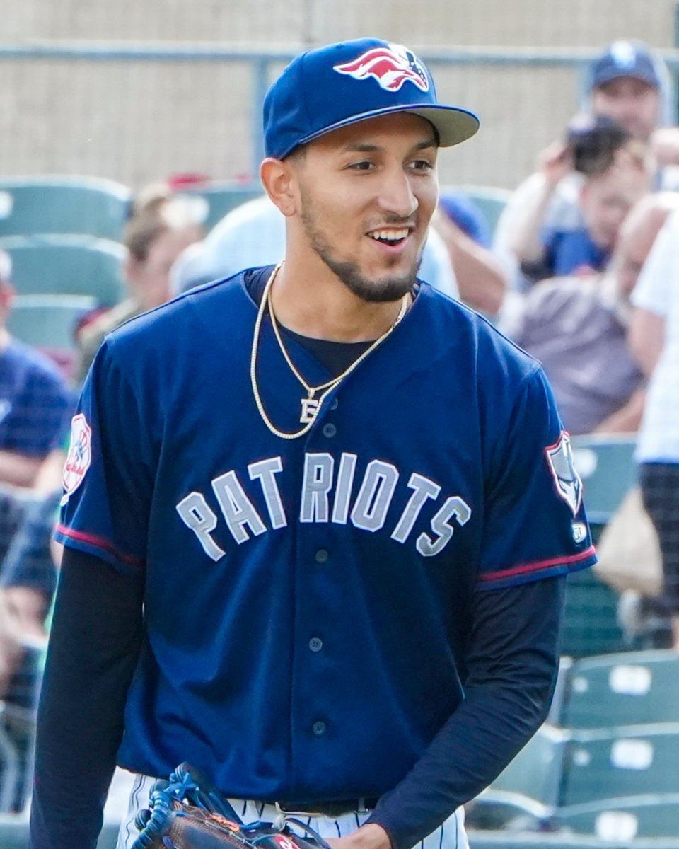 SOMPatriots's tweet image. “The Yankees have a lot of great pitchers. Hopefully, one day I can be part of that rotation. I’m going to work hard to try to get there and help the Yankees bring home a championship.”

-@Yankees No. 3 prospect Elmer Rodriguez 

🗞️ | bit.ly/45MO78d | @RandyJMiller