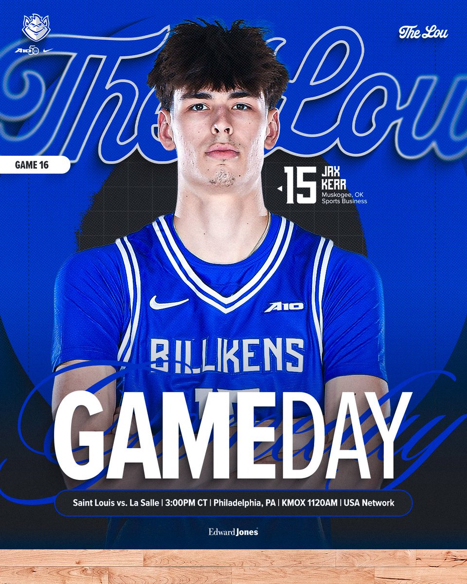 G A M E D A Y !

🆚 <a href="/LaSalle_MBB/">La Salle Men’s Basketball</a> 
⏰ 3:00PM CT
📍 Philadelphia, PA
📺 <a href="/USANetwork/">USA Network</a> 
🎙️ <a href="/KMOXSports/">KMOX Sports</a> 

#RollBills