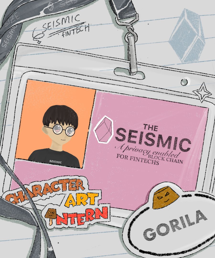 0xyemingxvie's tweet image. This isn’t just an ID card
 @SeismicSys hanging around my neck.
It represents my identity at Seismic a place 
where I don’t just observe, but learn, create, 
and take part in building comunity 
If you want send ur pfp at Message or coment guys
@NoxxW3 @heathcliff_eth @xealistt