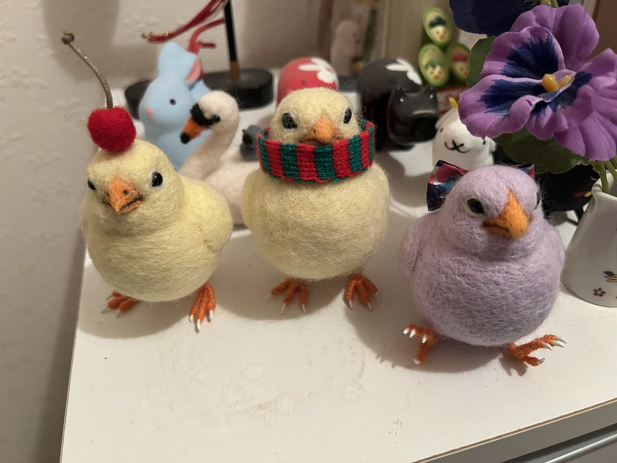 今日、さくらんぼ🍒ひよこちゃんをお迎えしたので我が家の玄関の