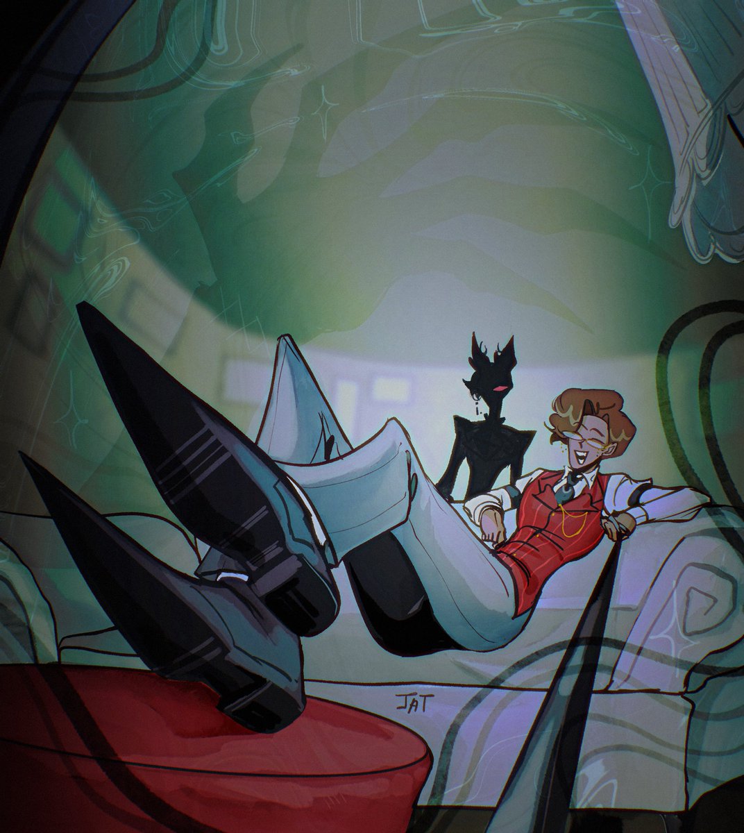 ❌❌❌ 
lazy work cuzzz im too tired to think about perspective like… idk what I’ve done 
#Alastor