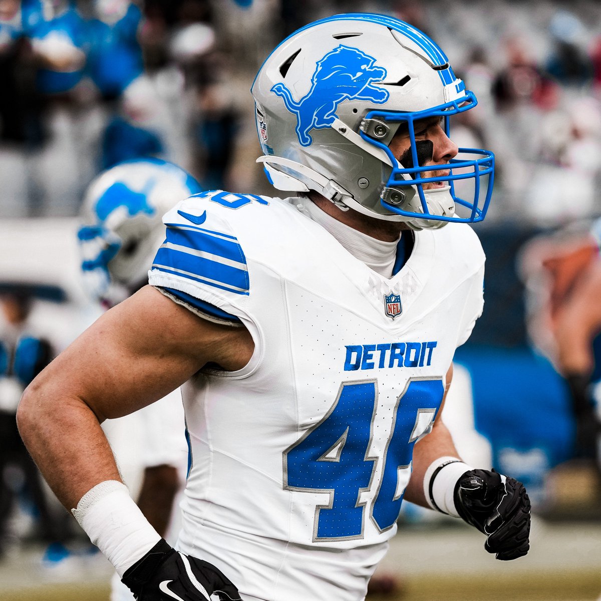 LionsPR's tweet photo. The only linebackers in @Lions history to be named First-Team AP All-Pro:

1. Jack Campbell (2025)
2. Chris Spielman (1991)
3. Joe Schmidt (1954-59, 1961-62)

#OnePride https://t.co/zQ5uPSOrav