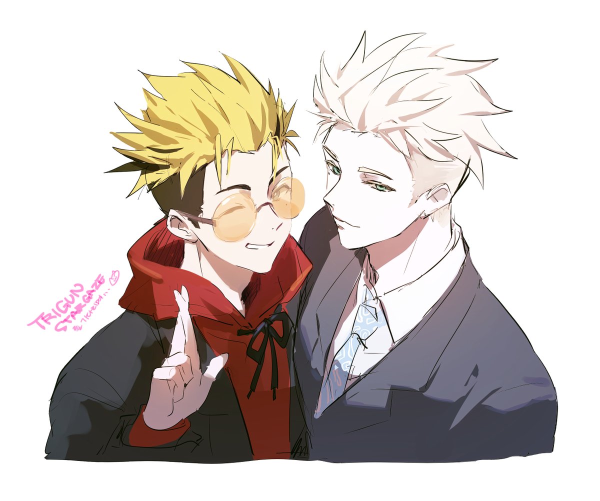 방영 전 설레는 마음을 달랠 겸 급하게 그렸음.. 
드디어!! #TRIGUNSTARGAZE