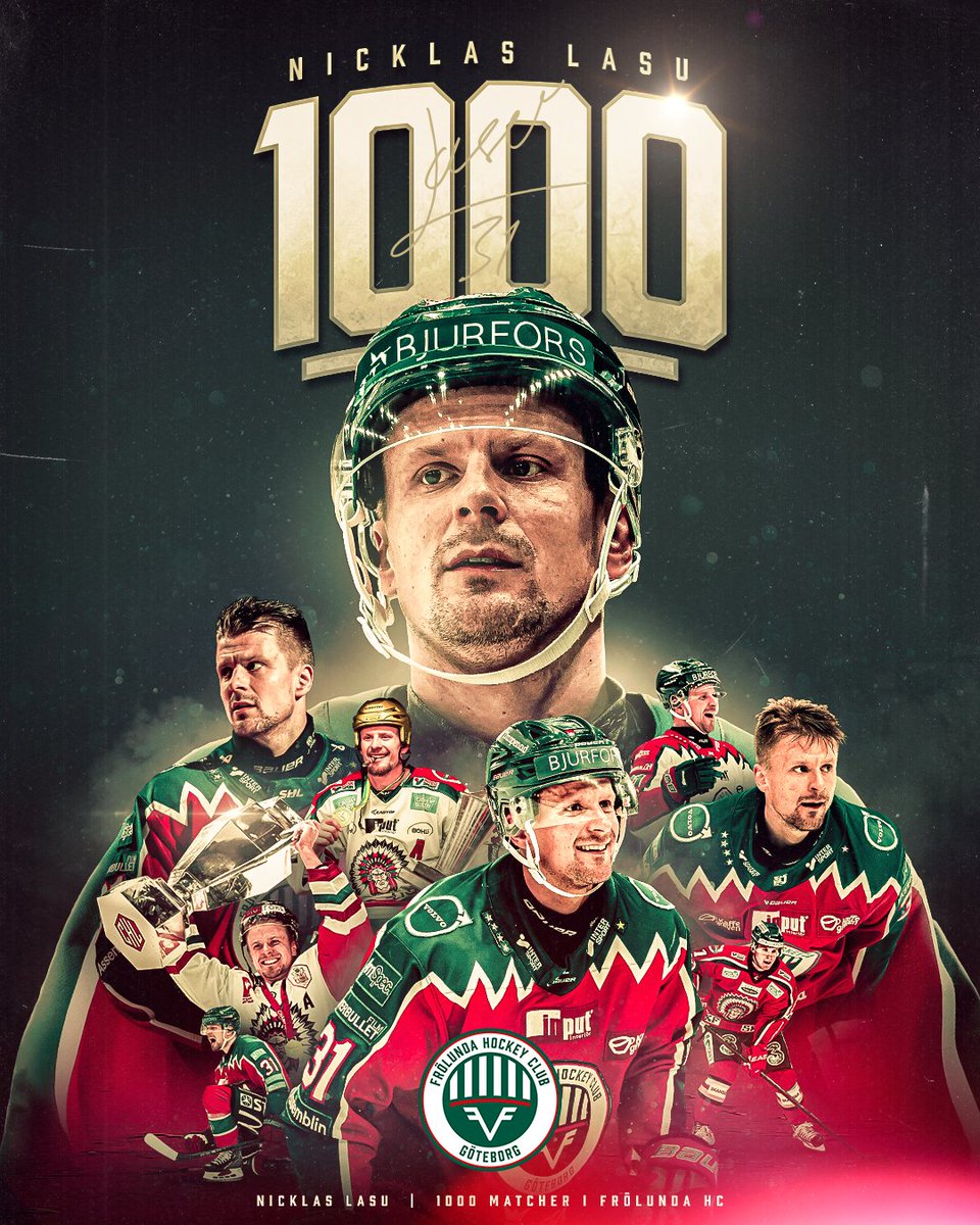 1000 matcher!

Nicklas Lasu skriver in sig i historieböckerna som Frölundas andra spelare någonsin att nå milstolpen 1 000 matcher i klubben.

För allt Nicklas har bidragit med – och fortsätter att bidra med – riktar Frölunda HC ett varmt tack!