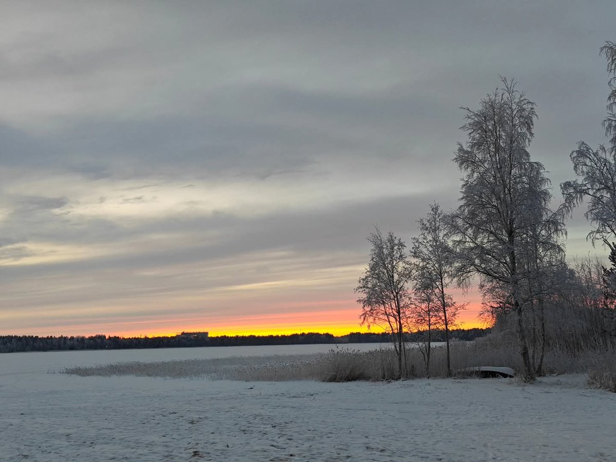 Talvi ❄️☀️ #frozenlake #january #outdoors #Oulu