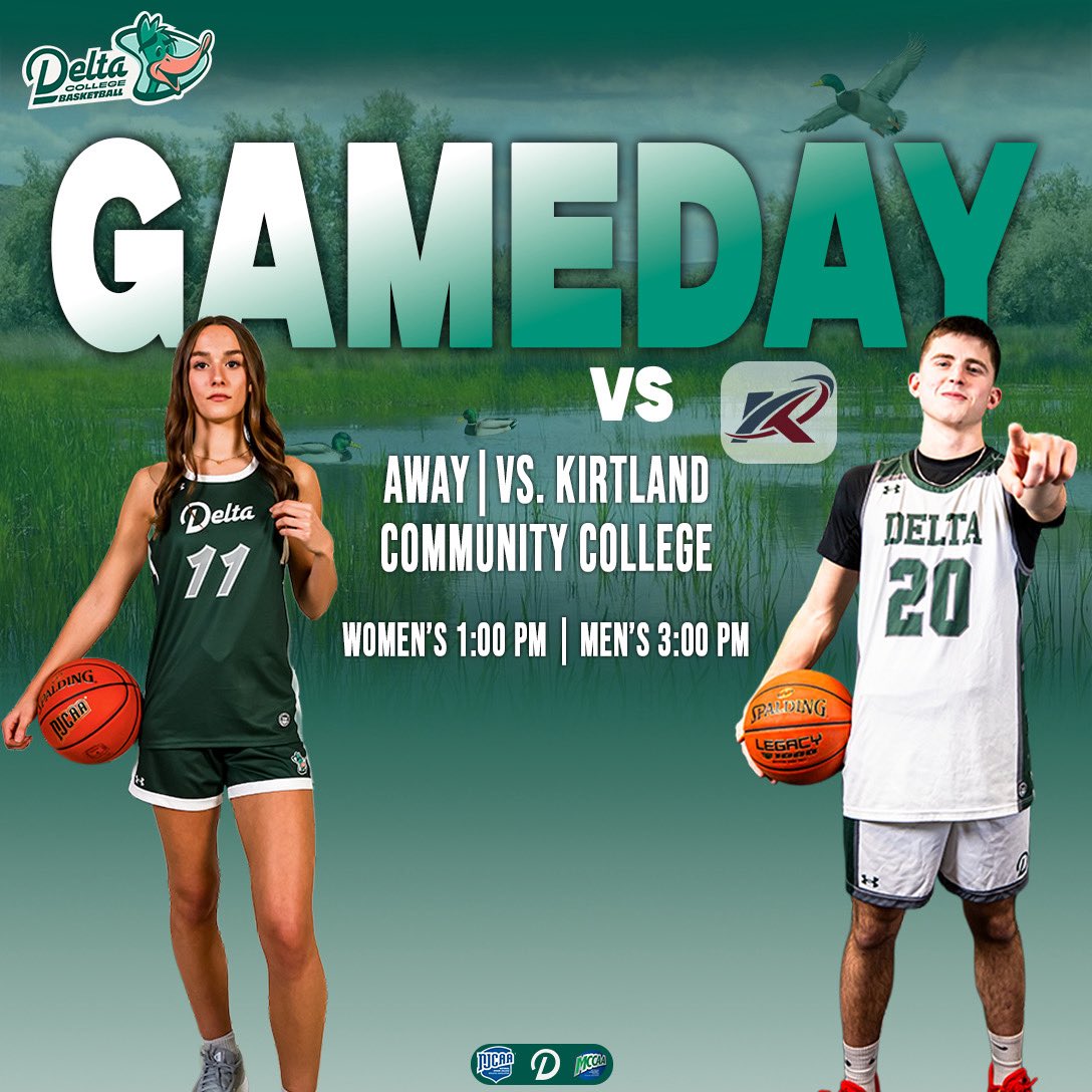delta_pioneers's tweet image. Double Header Game Day🔥

Good luck to our Women’s Basketball team as they travel to Kirtland Community College for a 1:00pm tip off!🏀

Following behind them, will be our Men’s team as they tip off at 3:00pm!⛹️‍♂️

#GoDelta #DCHoops