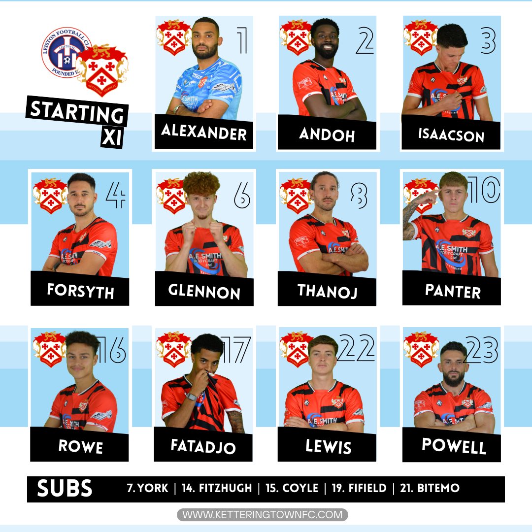 LINEUPS!

Here’s how your Poppies lineup!

#KTFC