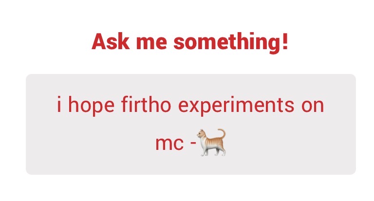 dailyfirtho's tweet photo. "i hope firtho experiments on mc -🐈 | debuting as cat anon i’ll be sending asks frequently" ➜ She can do WHATEVER she wants with us and I WILL be first in line to experience it… 🤞Freaky Firtho… 🤤 FEED US CAT ANON!!!
https://t.co/Eol8eO0EAw #FirthoStrawpage https://t.co/26dMUBOg8G