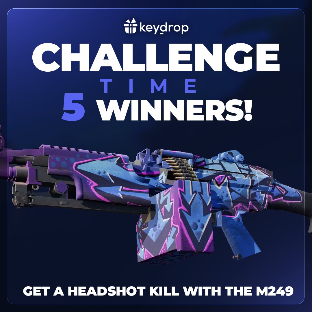 🔥 M249 CHALLENGE!

Get a headshot with M249 and grab a PRIZE 💥

🧠 Premier / Competitive only
📸 Screenshot as proof (must be after challenge start)
🎁 5 random winners = $5 voucher each!

⏳ End: 20:00 CET, 12.01.2026