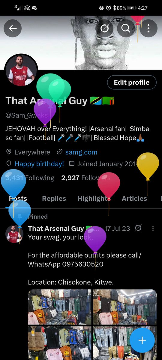 Balloons day🎈👌🏾