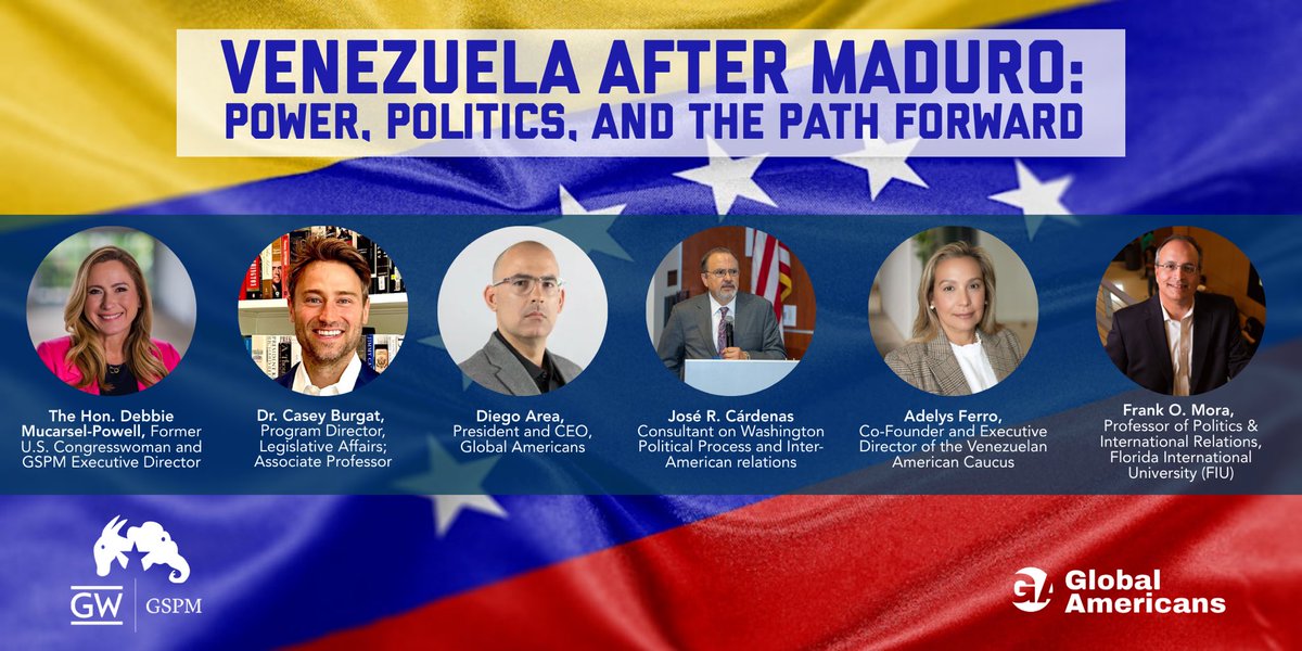 DebbieforFL's tweet image. If you haven’t done so, register now! Next Tuesday, we are hosting along with Global Americans a serious conversation on what comes next for Venezuela after Maduro. We’re cutting through the noise to focus on what’s really going on: Will there be a democratic transition? How does…