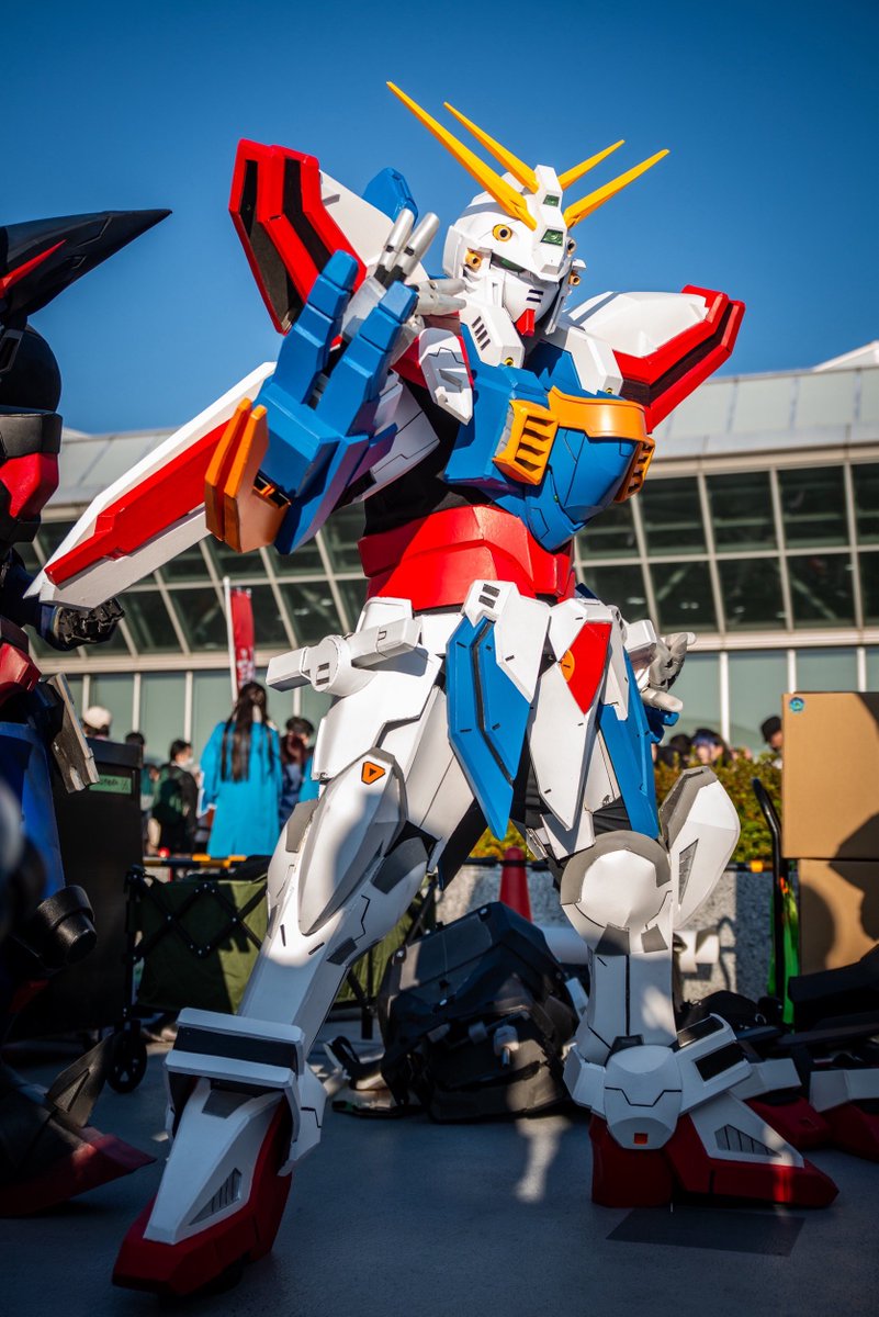 hikarundam's tweet image. #今だ乗っかれGガン祭
ゴッドガンダムのコスプレです！

#C107コスプレ