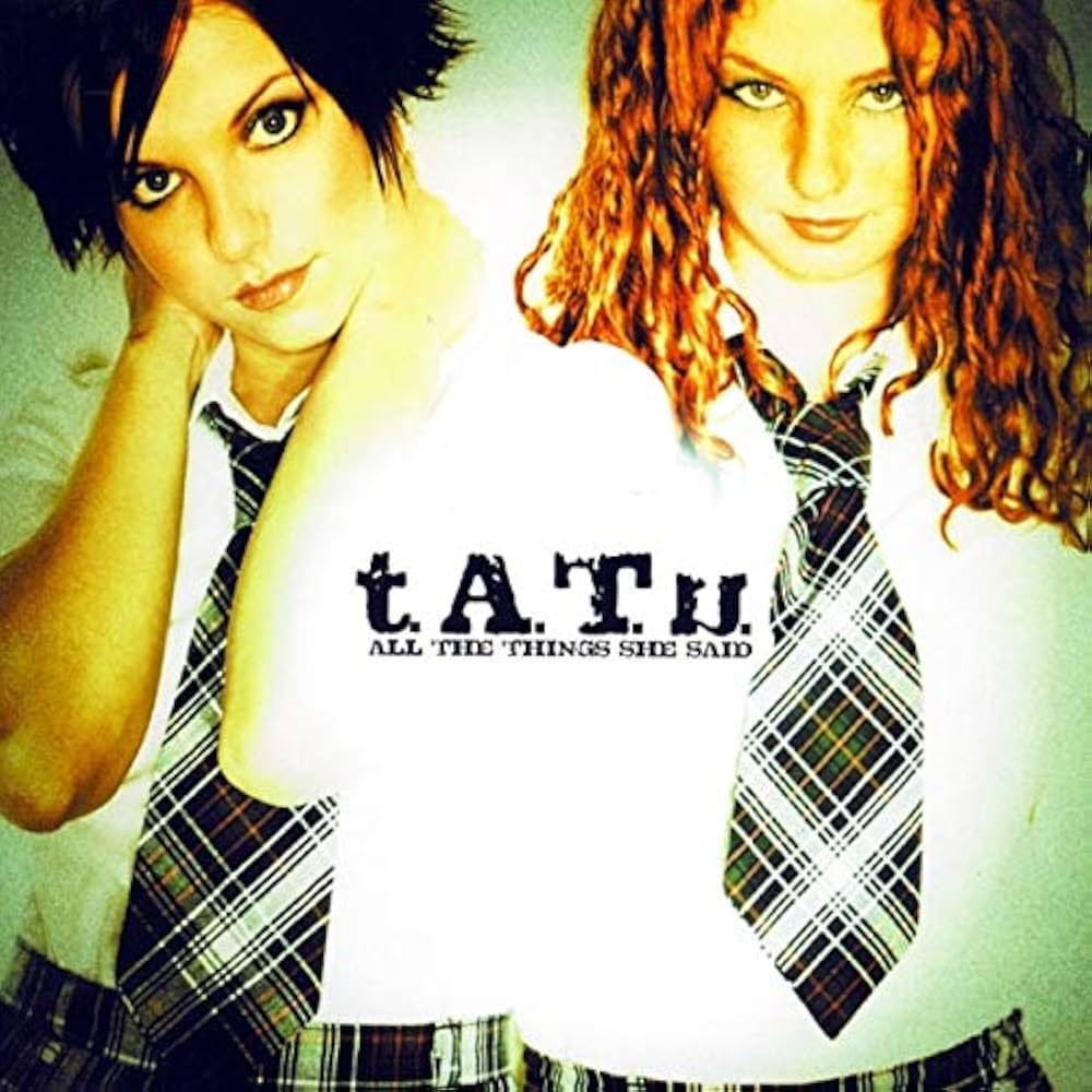 chartdata's tweet image. t.A.T.u.'s "All The Things She Said" debuts at #188 on the global Spotify chart with 1.253 million streams.