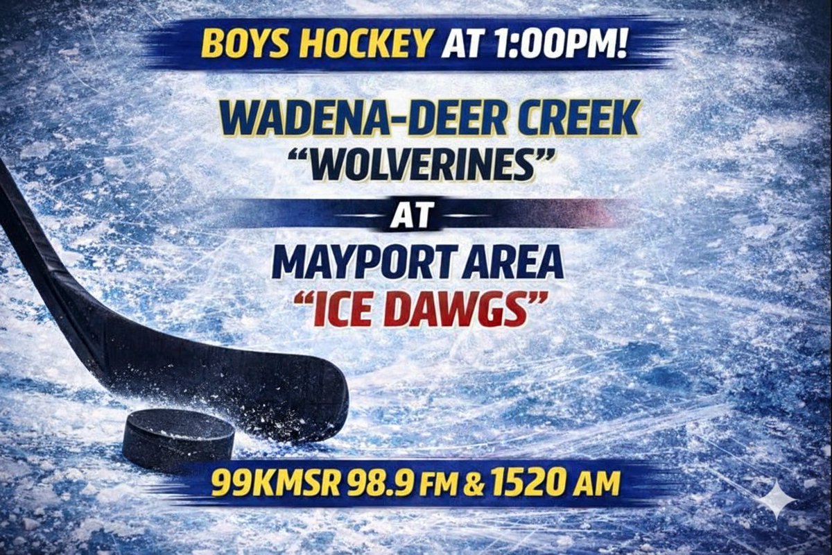 KMAV's tweet image. Ice Dawgs Hockey is on 99KMSR this afternoon! 

KMAV.com/sports 

#NDpreps