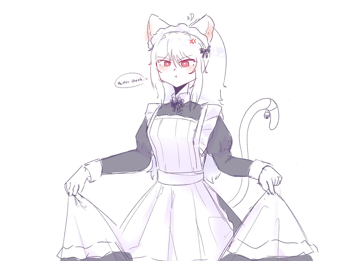 eclispezeo's tweet photo. Friend oc in maid fit cuz yes https://t.co/4h1MthdPou