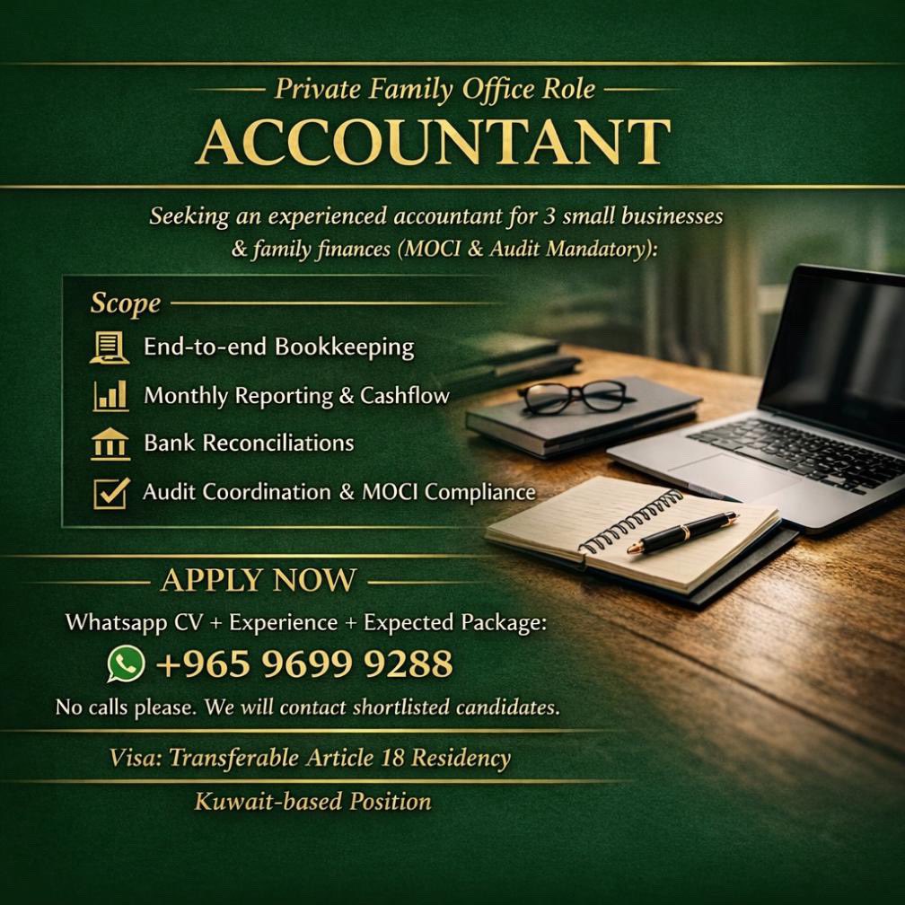 Driver job | HIRING Document Controller in UAE 🇦🇪 | Part-Time Barista in Kuwait 🇰🇼
