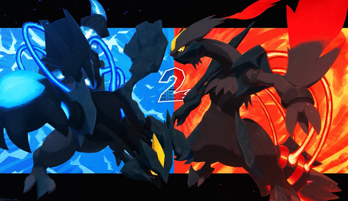 kaeria_musi's tweet image. 🔲キュレム🔳