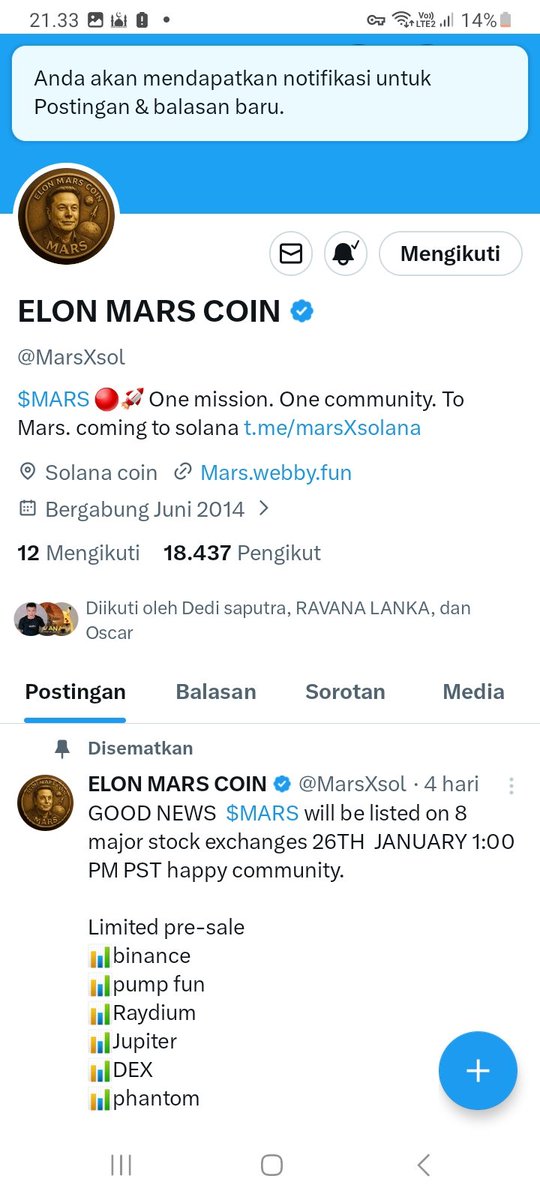 borntobeman01's tweet photo. @MarsXsol $SMARS🛫

3nVm8WMf9JsDoqWHnr61PFu5322HMf2wYQ3Pdmu5cnHE https://t.co/7YbnWNfzQ7