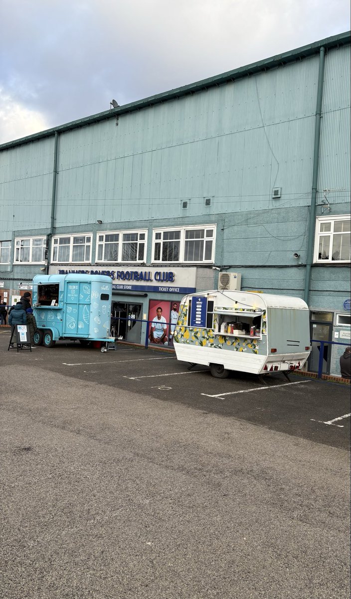 What an embarrassment …

Why not go all the way and have a car boot sale going on in the car park at the same time , theirs loads of room now…