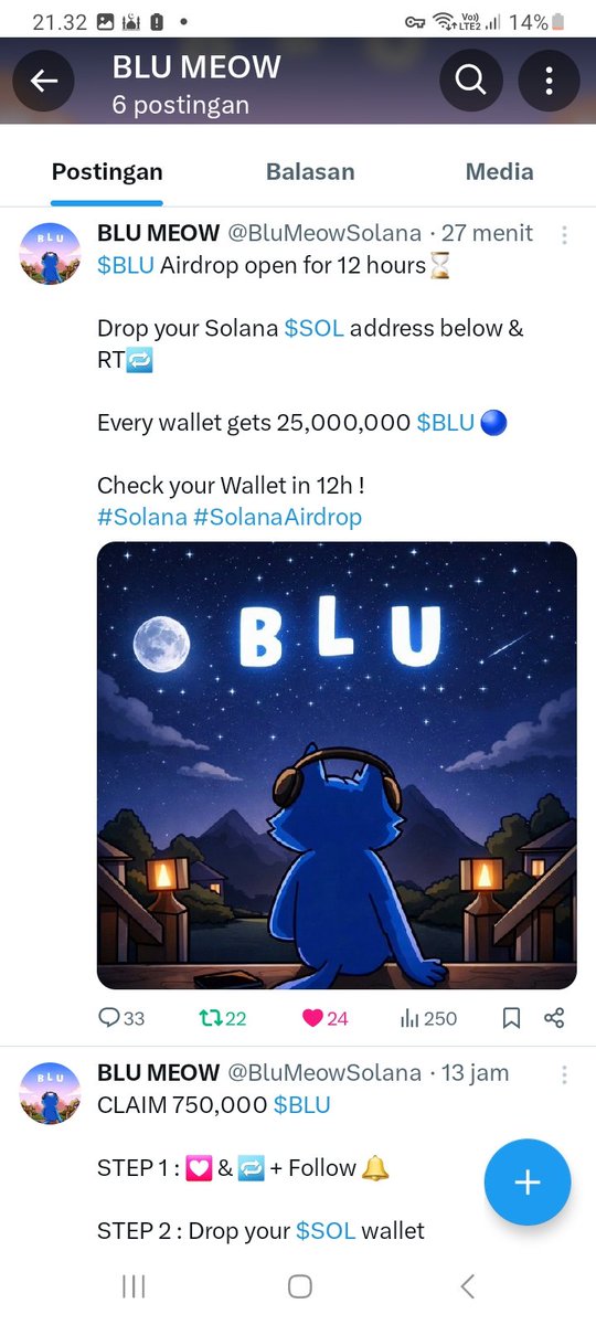 borntobeman01's tweet photo. @BluMeowSolana $BLU🛫

3nVm8WMf9JsDoqWHnr61PFu5322HMf2wYQ3Pdmu5cnHE https://t.co/aZfIFNukoO