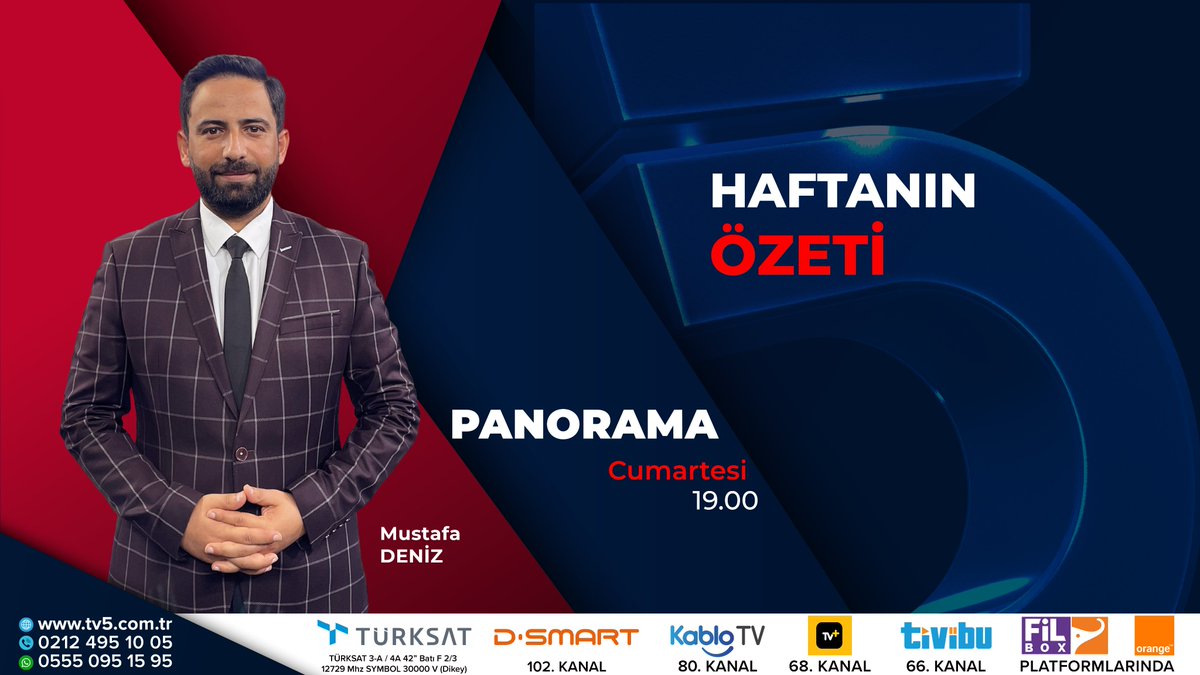 🔴#CANLI | Türkiye ve Dünyadan Gündemin Öne Çıkan Başlıkları - Panorama - Mustafa Deniz | <a href="/mustafaadeniz/">Mustafa Deniz</a> 

YAYIN:youtube.com/live/dqWSaiCZ0…